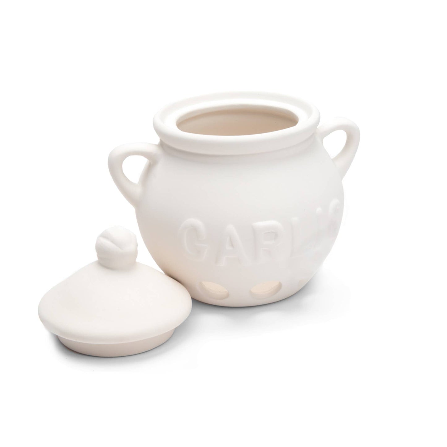 Ceramic Garlic Keeper, White
