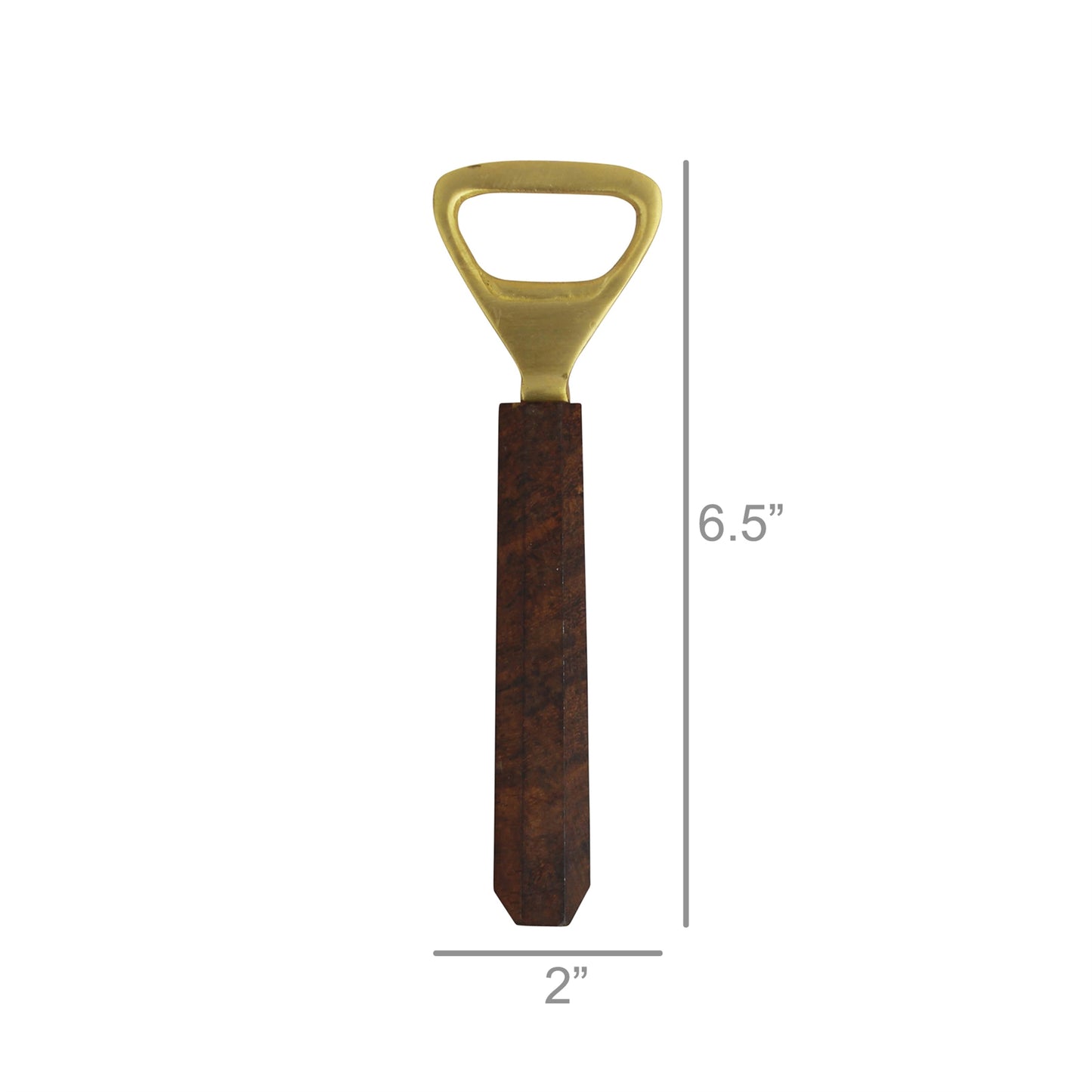 Argo Bottle Opener, Wood & Brass