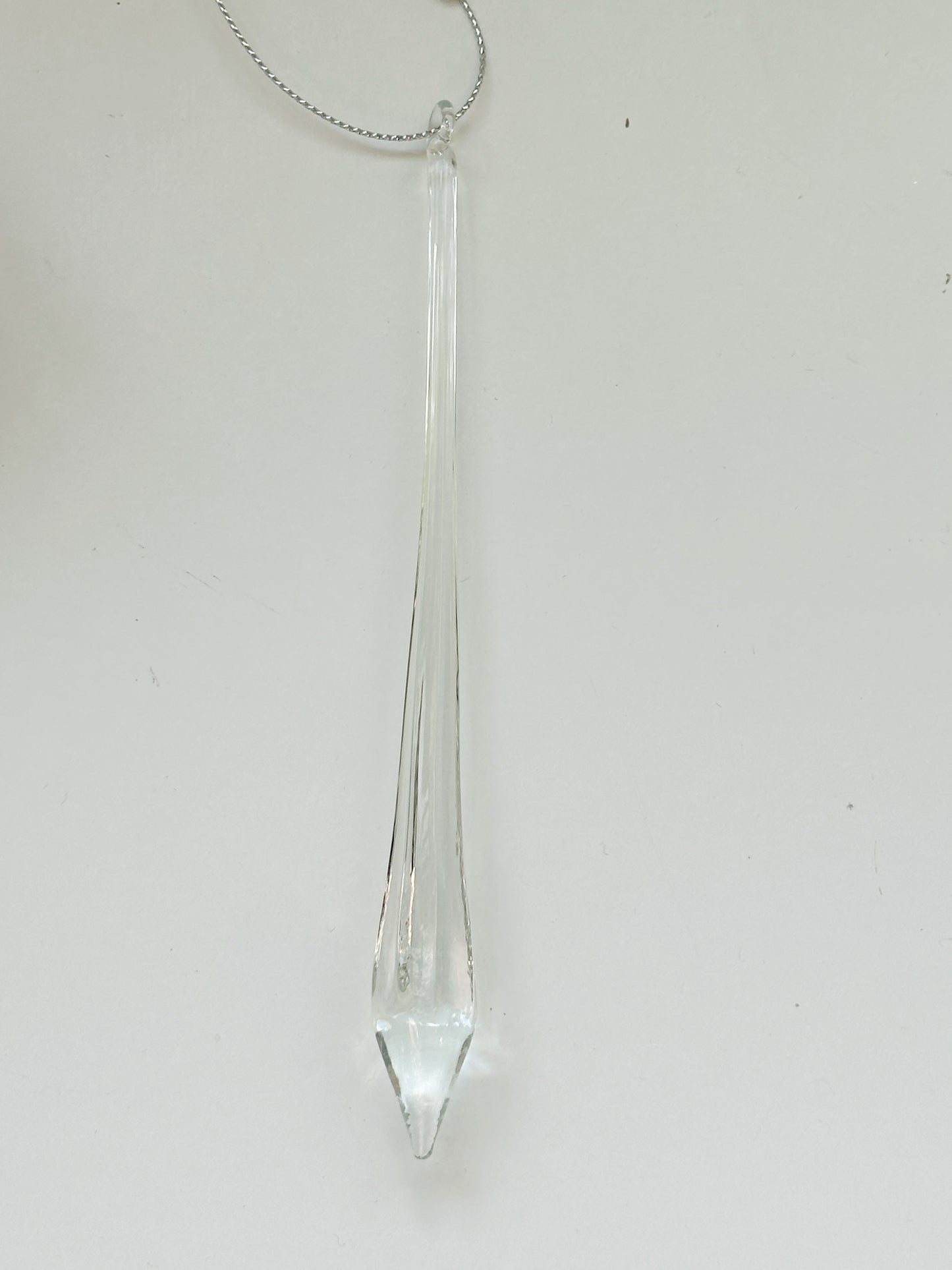 Glass Icicle Ornament
