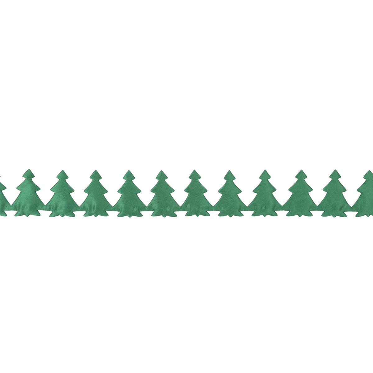 7/8" Ultrasonic Trim | Green Christmas Tree | 10 Yard Roll