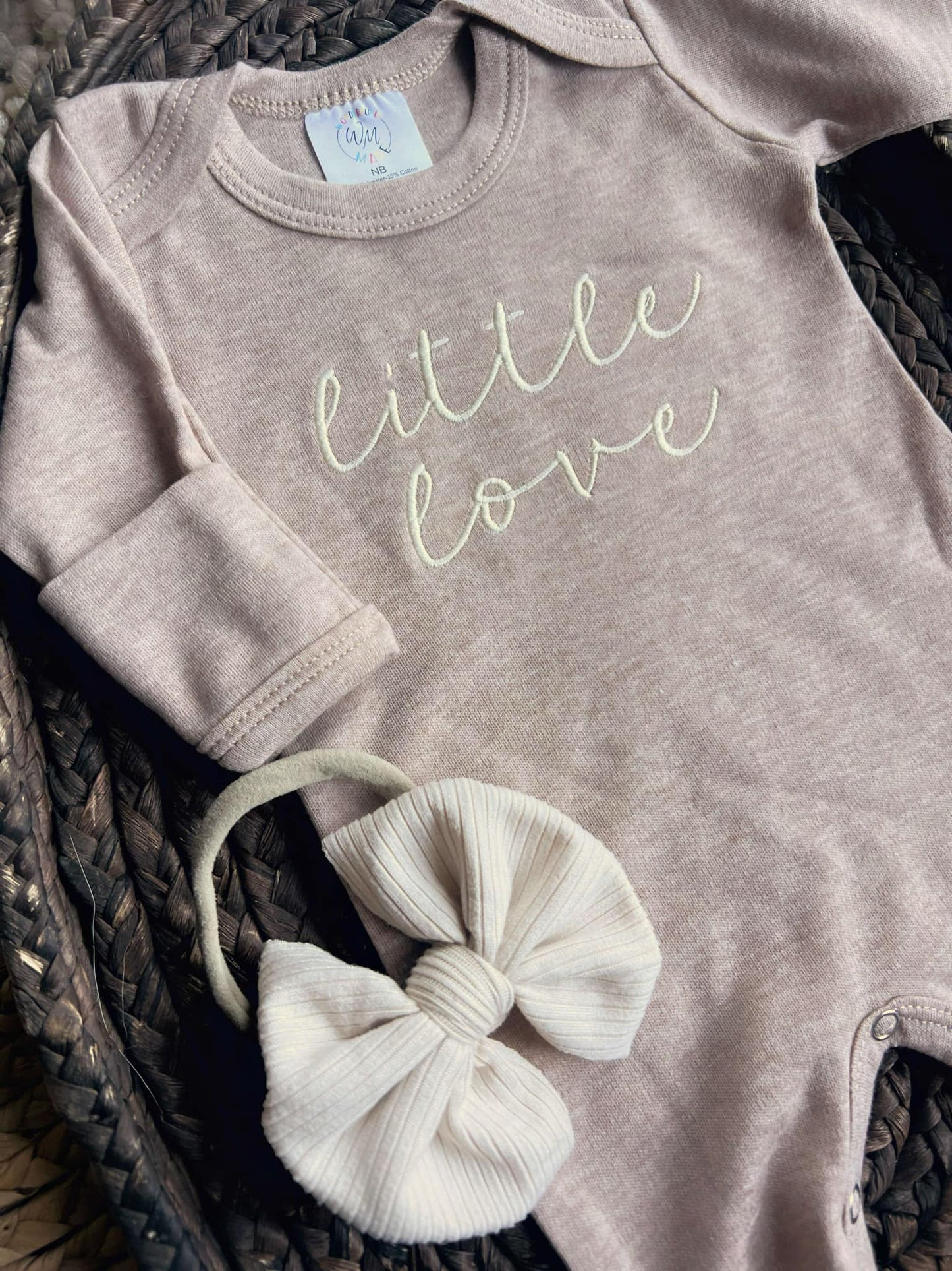 Baby Romper | Girl or Boy Outfit Little Love - Valentine: Newborn / Romper Only