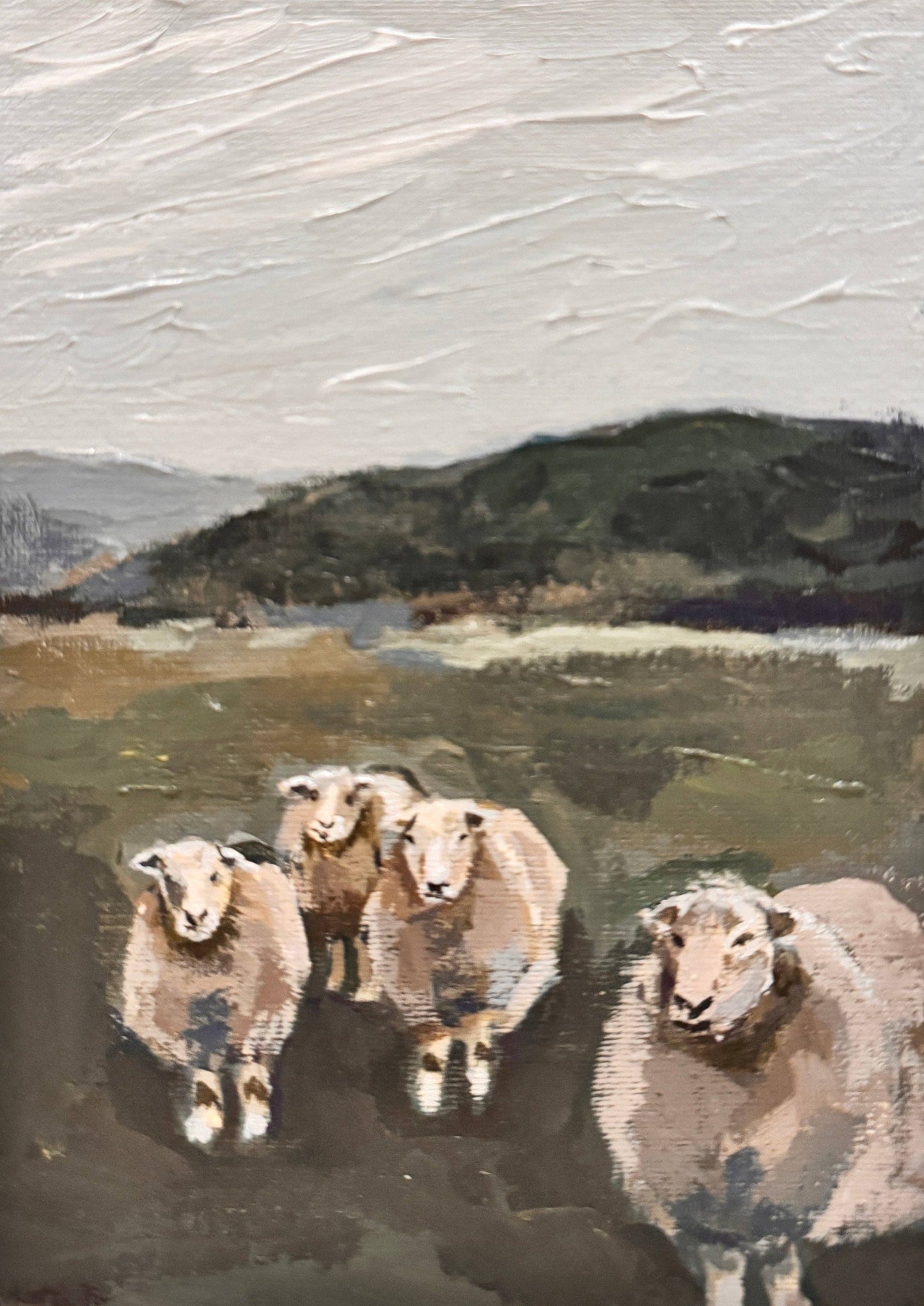 "Field of Sheep" Print: 5x7