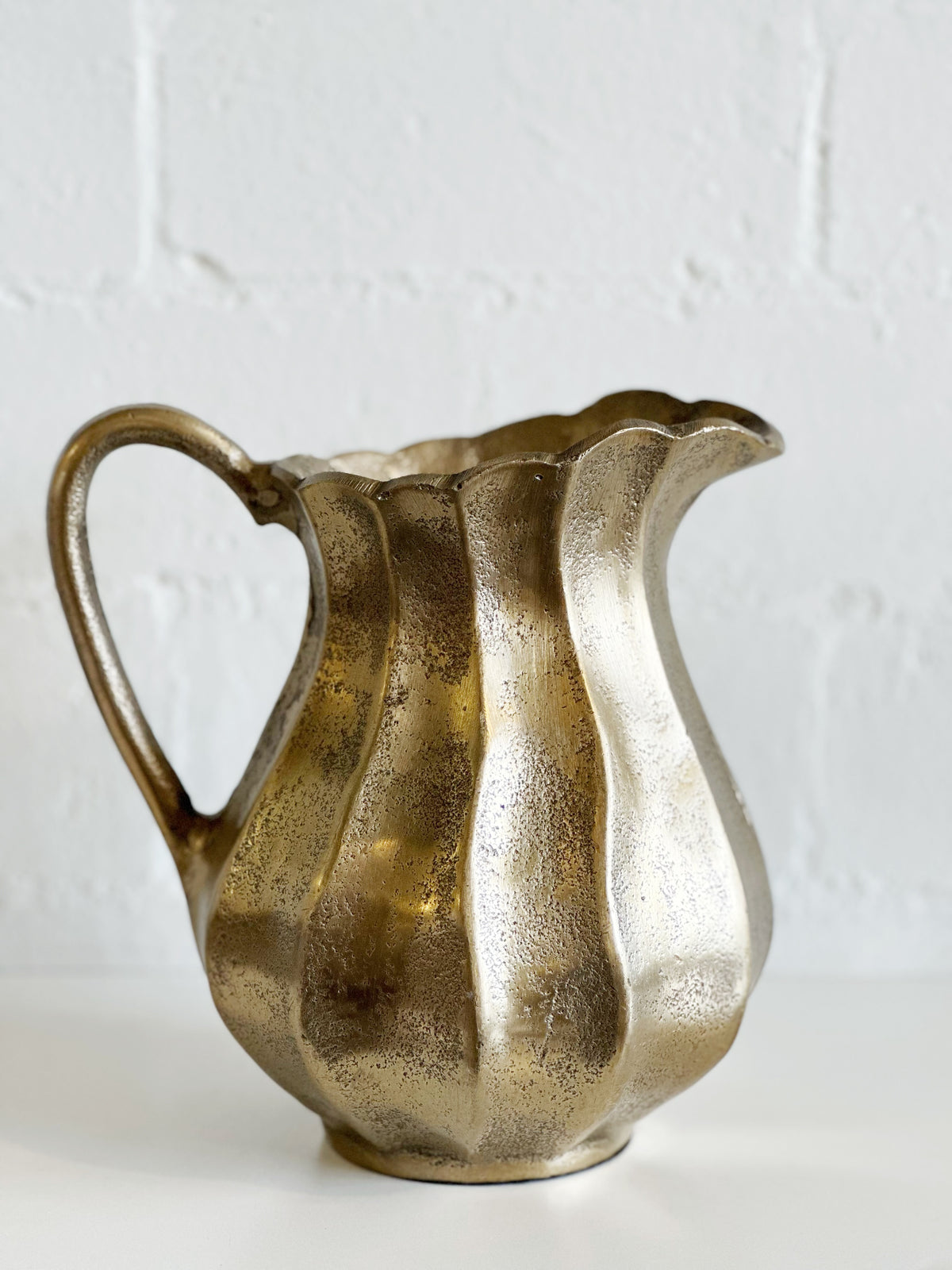 ANTIQUE STYLE GOLD PITCHER