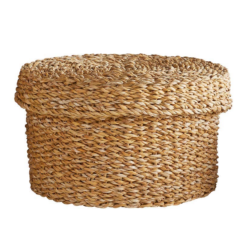 Round Box With Lid Basket set of 3