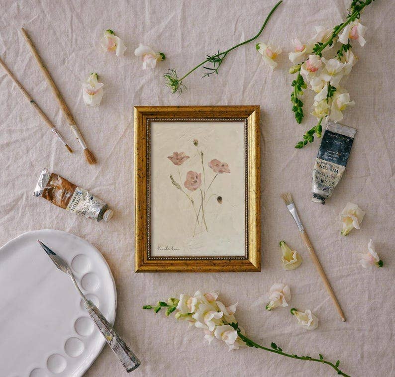 POPPIES - Art Print (Unframed): 5x7"