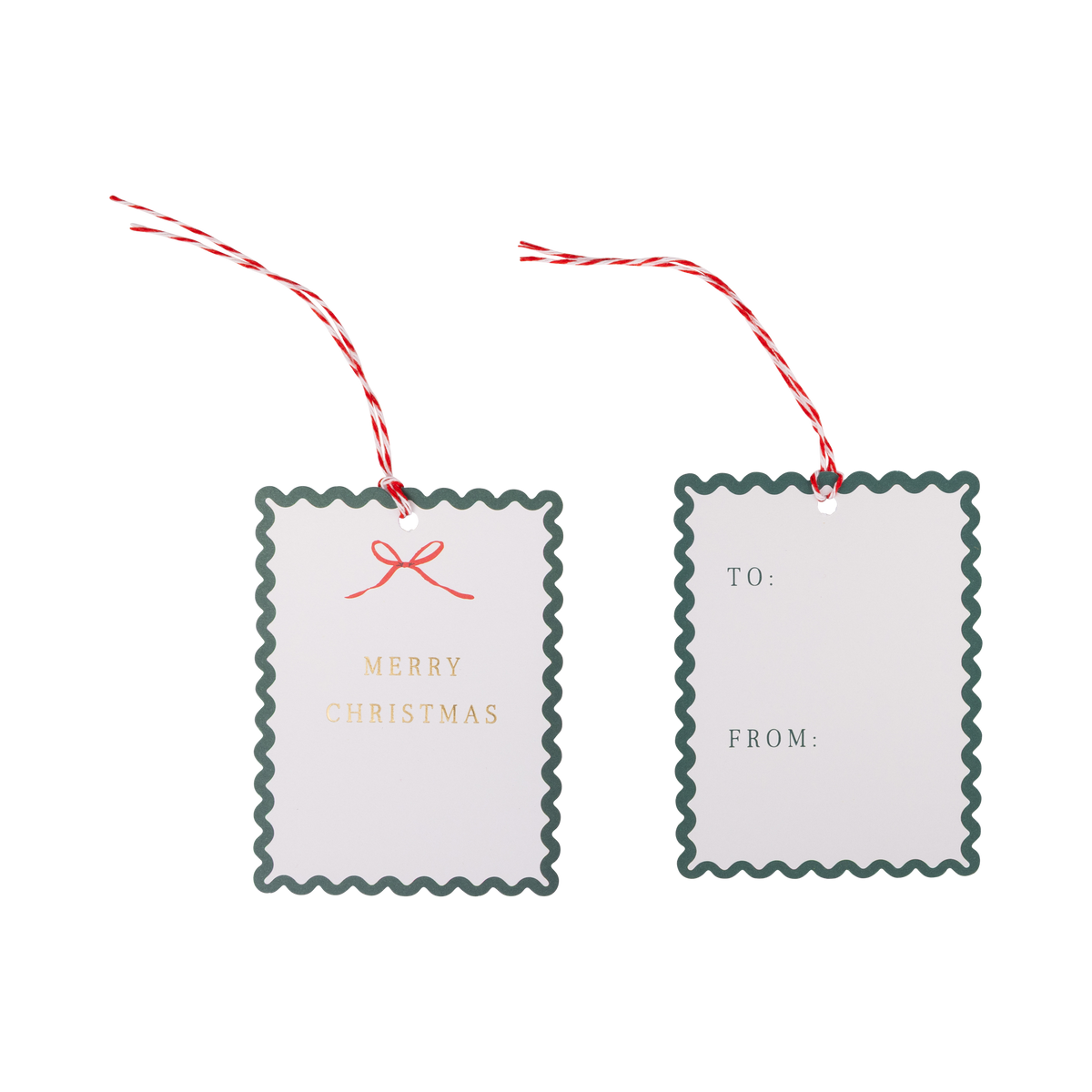 CCH1312 - Ric Rac Edge Gift Tags (16ct)