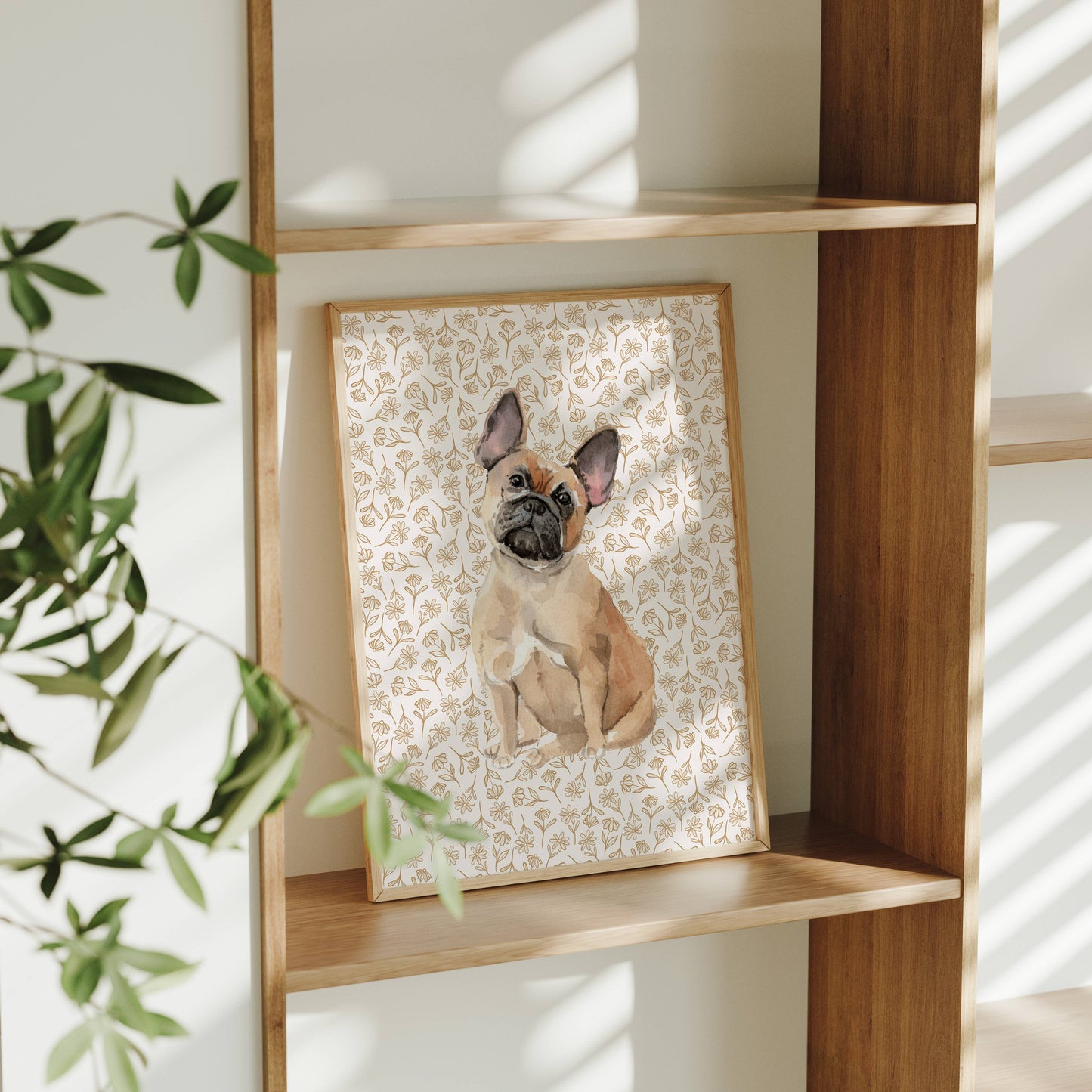 French Bulldog Art Print: 5" x 7" (vertical)