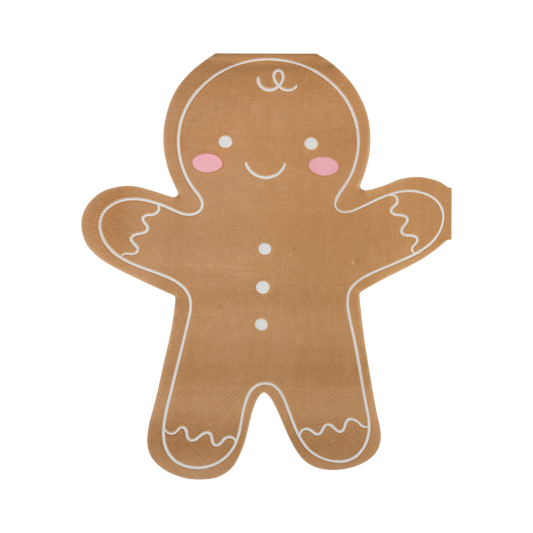 Shaped Ginger Man Guest Towel Napkin