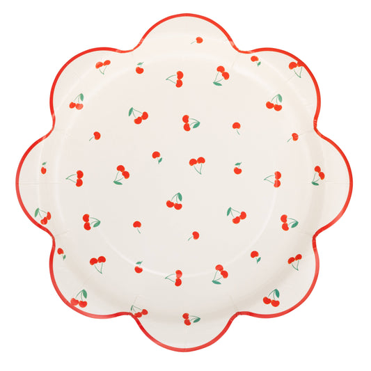 Cherries Scattered Plate