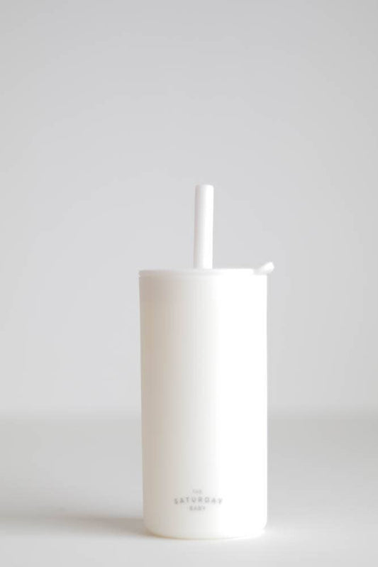 Kid Silicone Straw Cups: Cloud