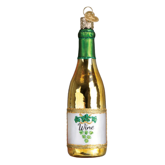 White Wine Bottle Ornament