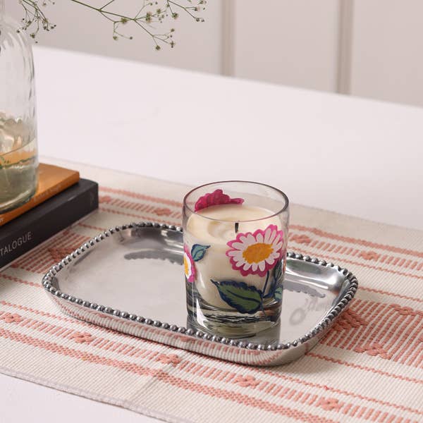 Rectangular Beaded Tray -S