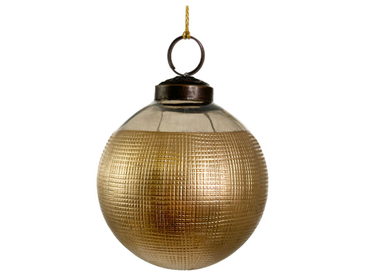 Smoked Gold Cut Ornament