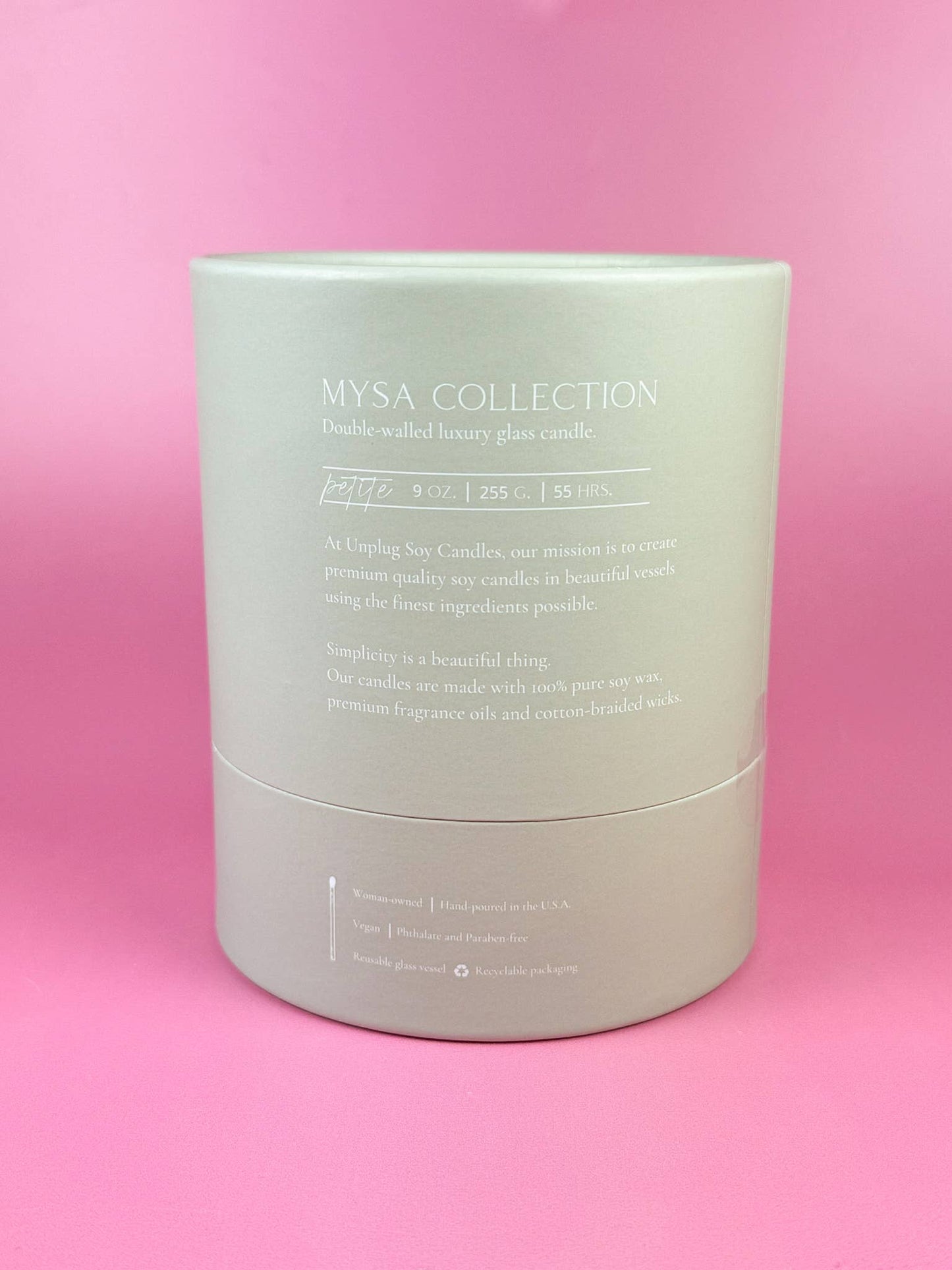 Mysa Candle Collection - Petite (Small): Sugared Citrus