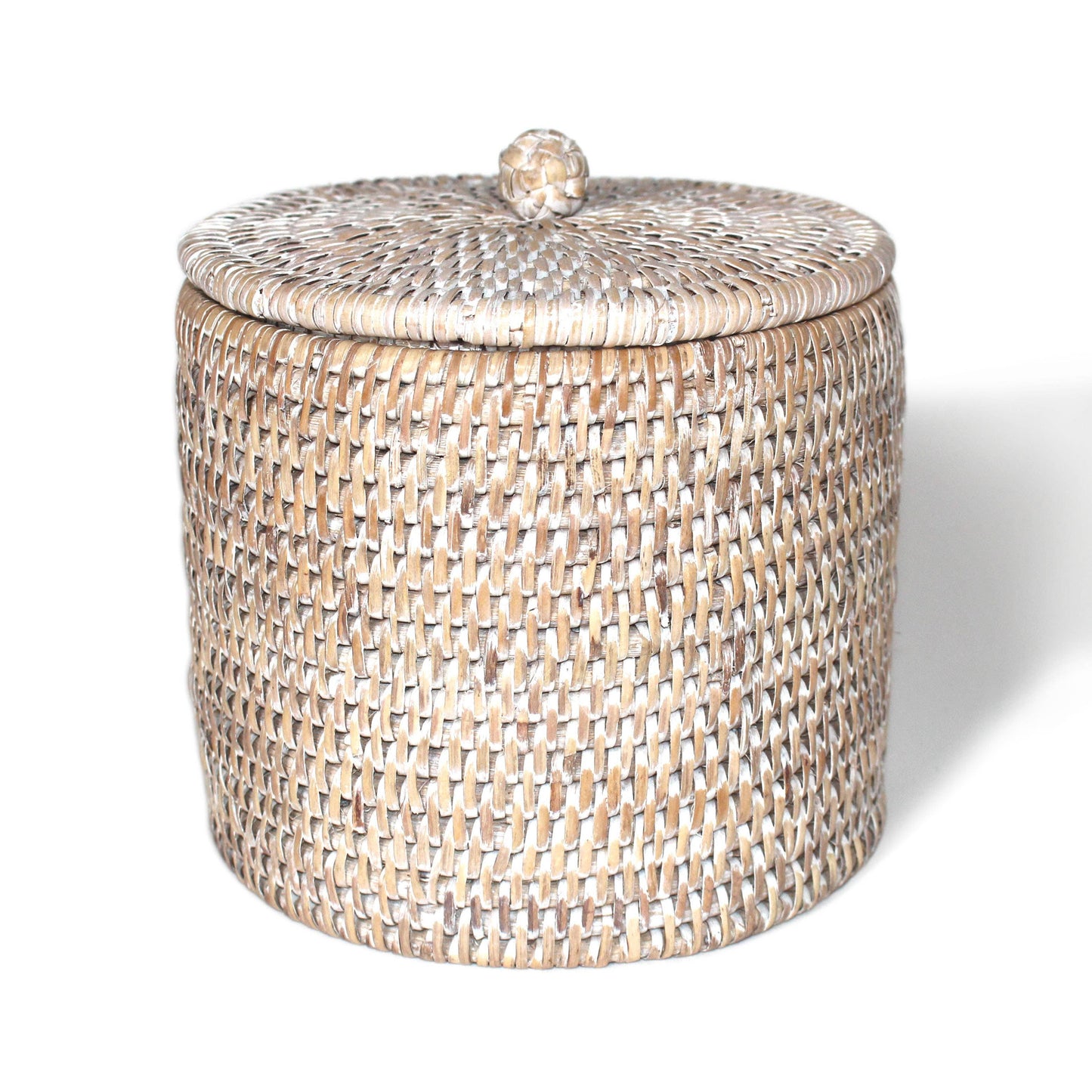 Toilet Paper Holder (Single Roll) with Lid  : Antique Brown