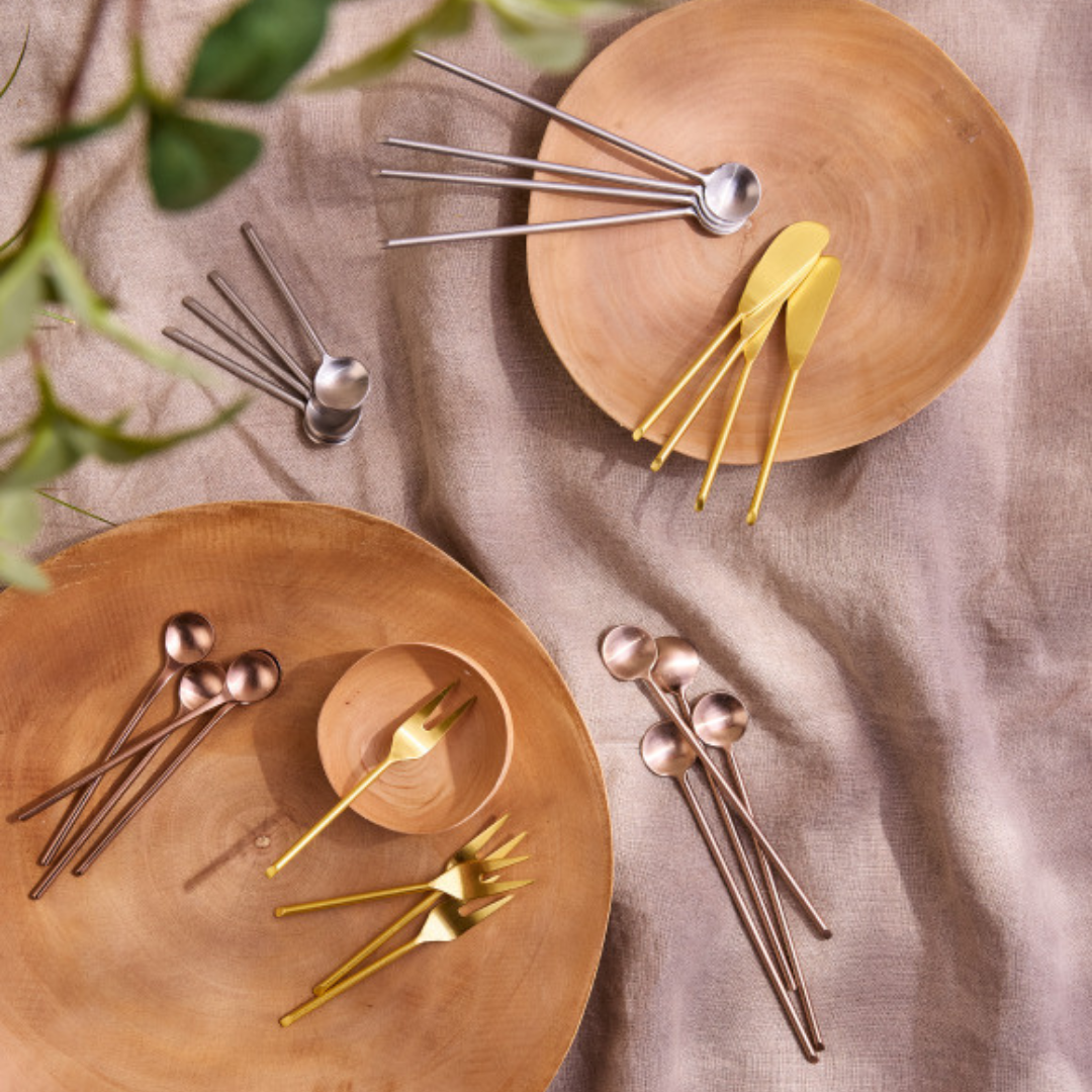 Thin Gold Small Fork