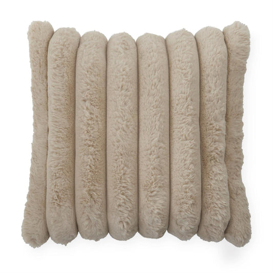 Tan Faux Fur Pillow