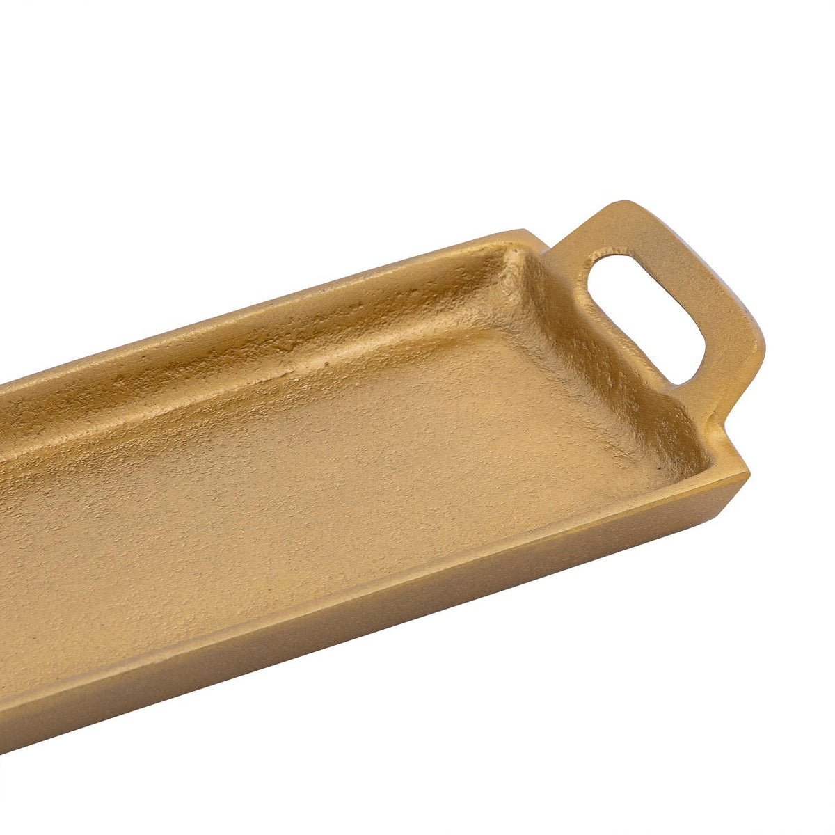 Alum. Tray w/Handles 5x30"  - ANTIQUE BRASS