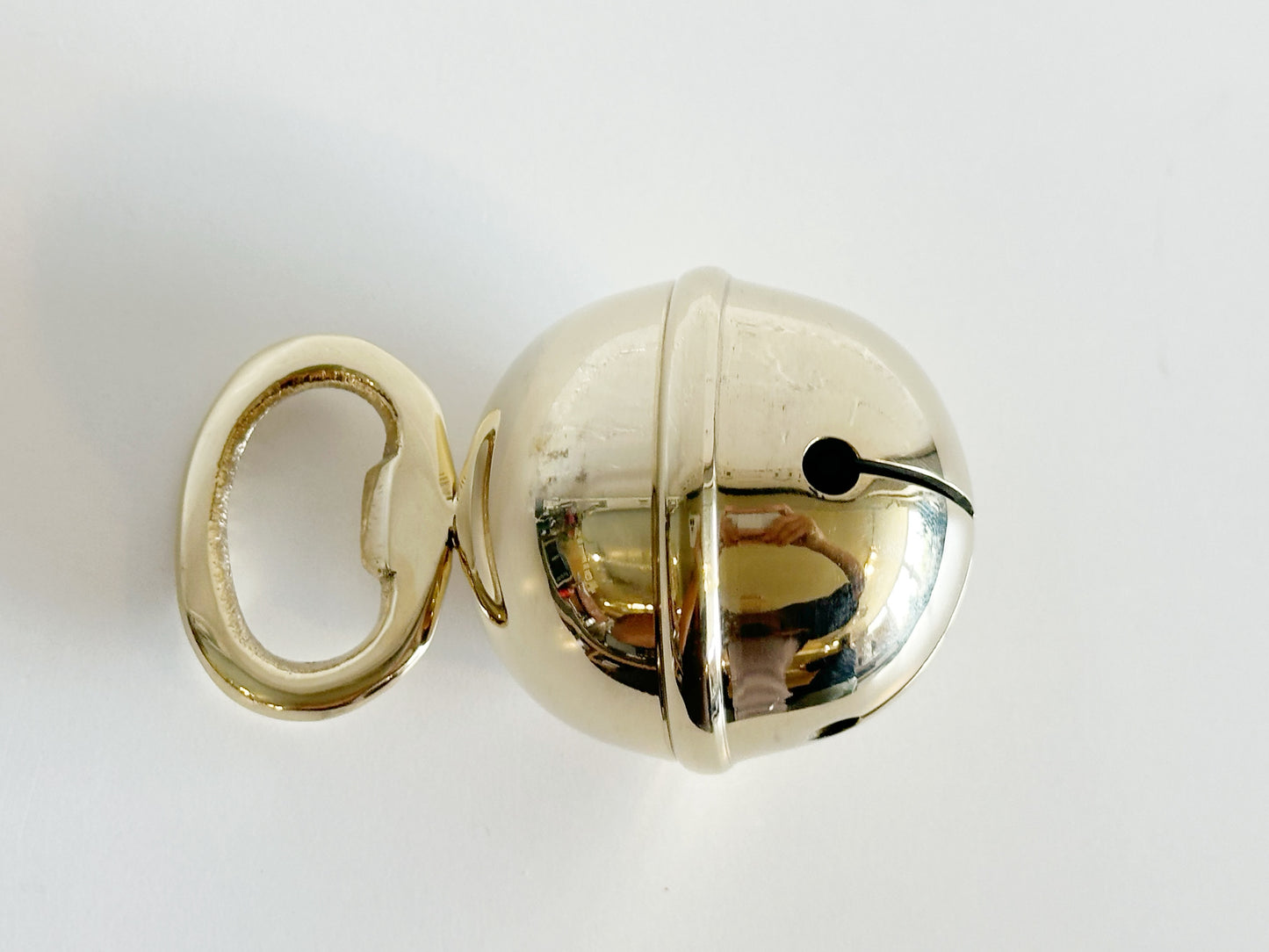 Brass Jingle Bell Bottle Opener
