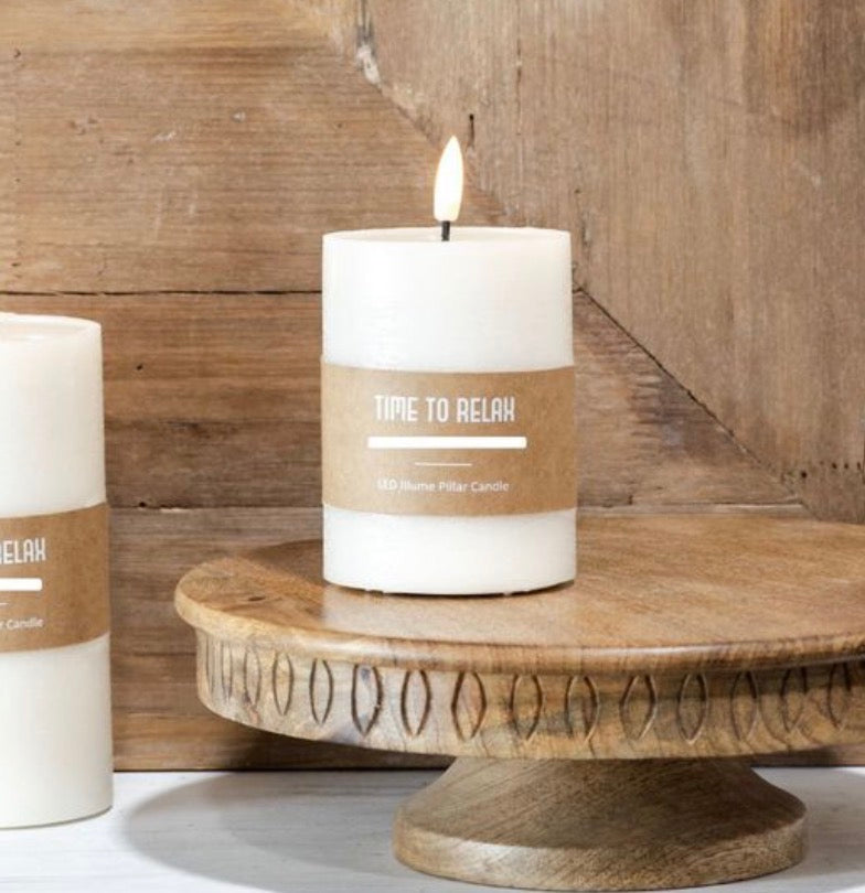 4" LED PILLAR CANDLE