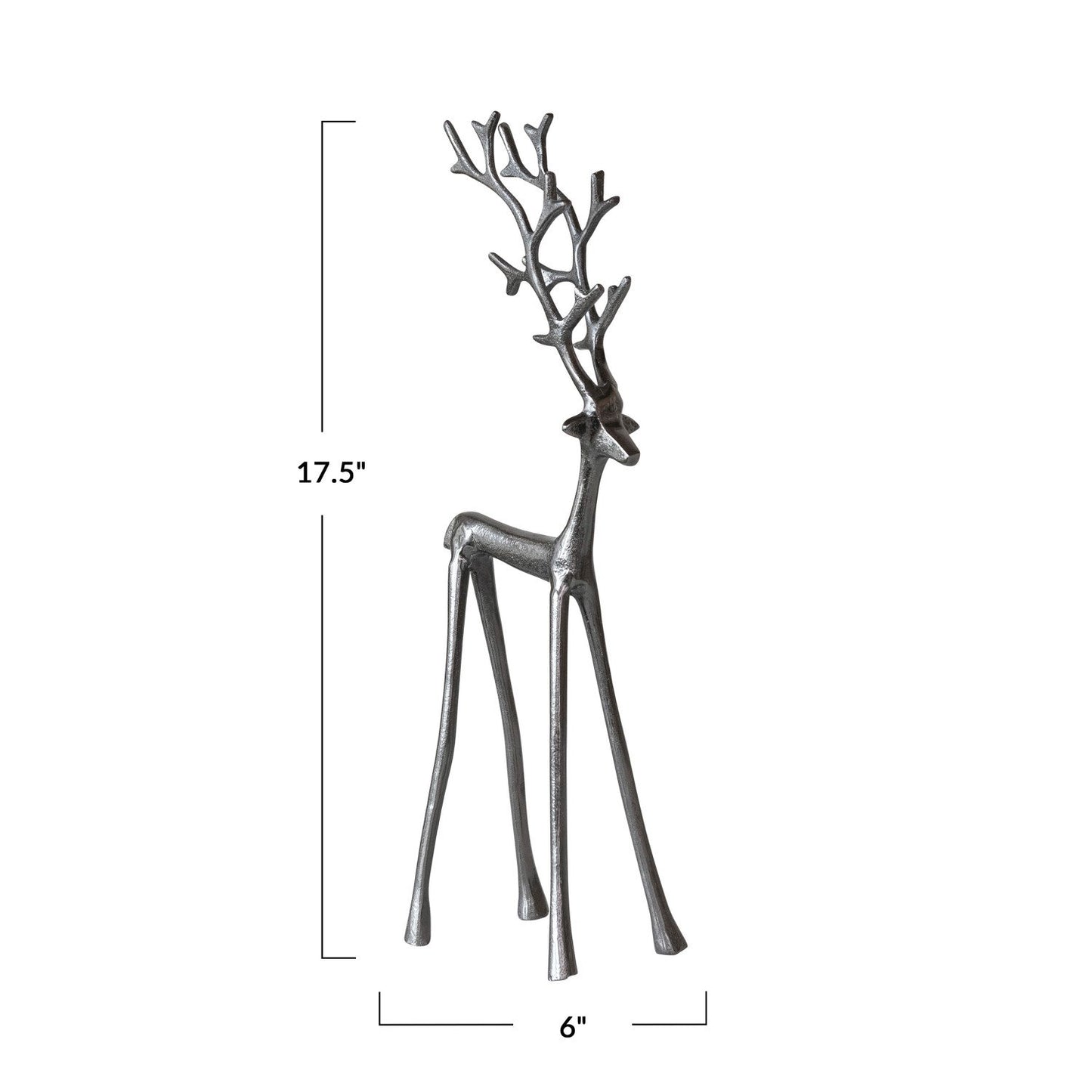 Gunmetal Aluminum Deer