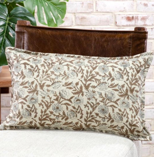 FLORAL PATTERN PILLOW