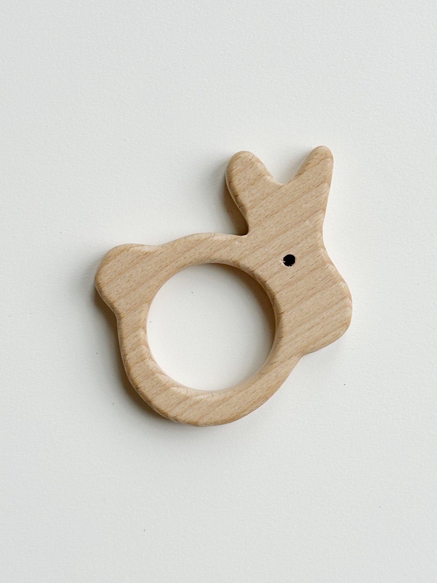 Easter Bunny Wood Teether Toy