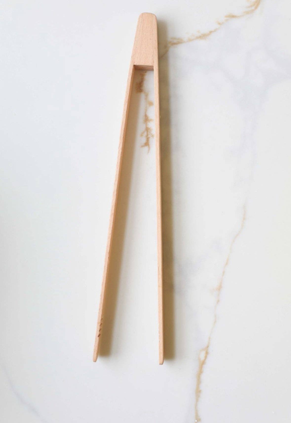 Wooden Serving Tongs