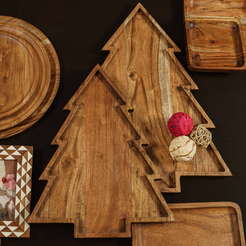 Wooden Tree Platter