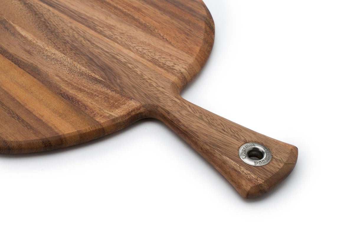 Ironwood Round Provencale Paddle Board, Acacia, 12" x 16"