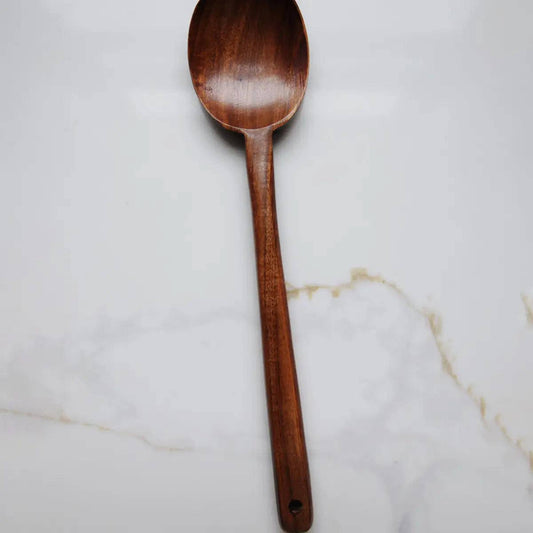 Teak Wood Long Handle Spoon: B