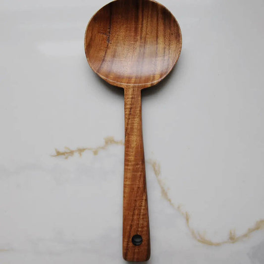 Teak Wood Long Handle Spoon: A