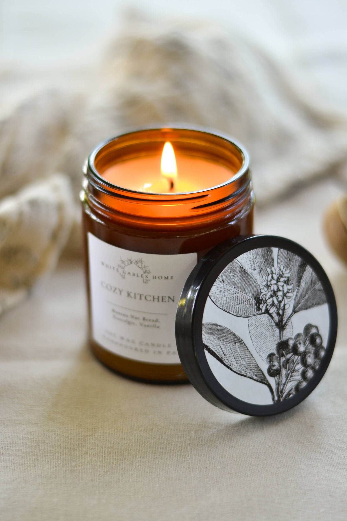 Cozy Kitchen Handpoured 8 oz. Soy Candle | Made in USA