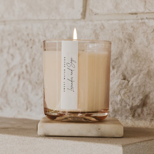 Lavender and Sage 12 oz Soy Candle