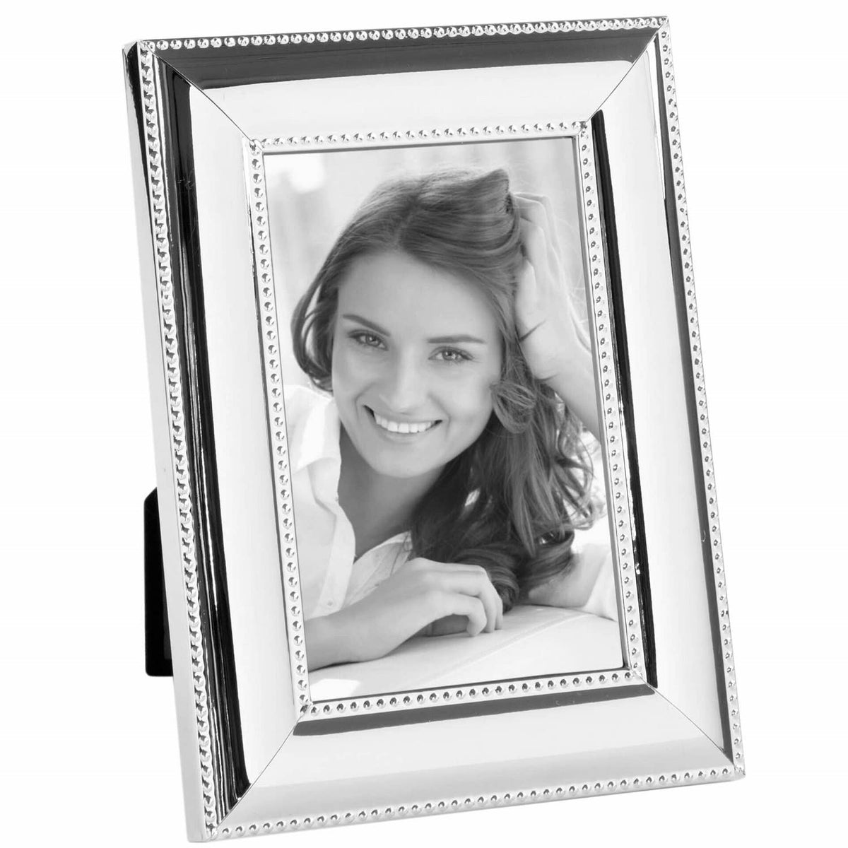 Pearl Picture Frame Steel Silver 5x7: Silver / STEEL