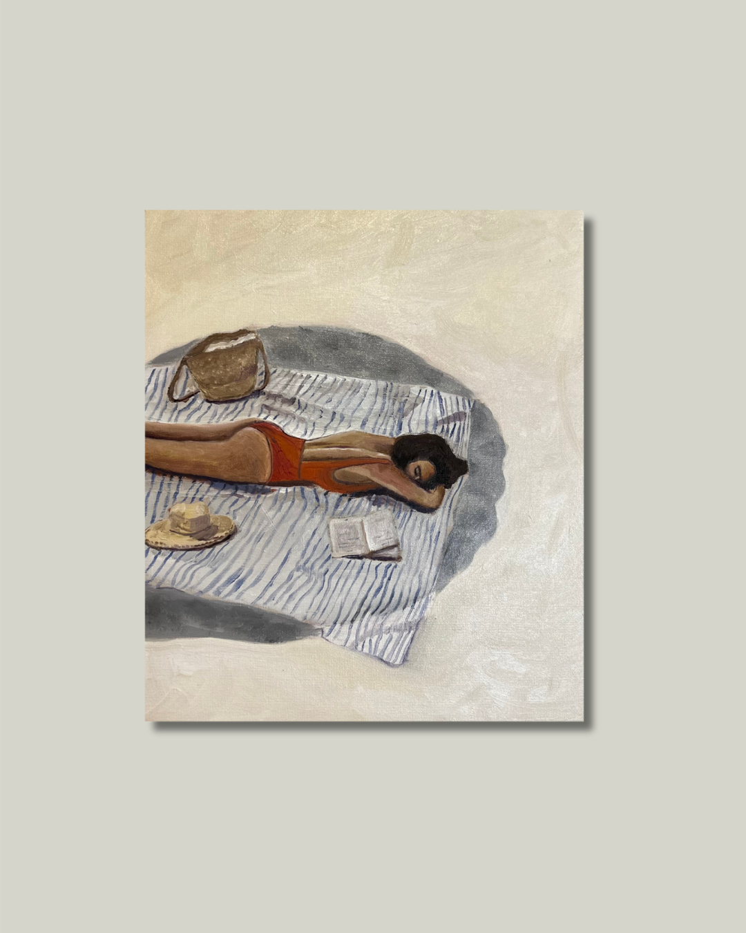 "Myrtos Beach" Print: 5x5