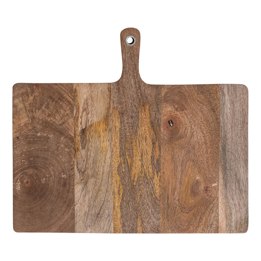 Mango Wood Cheese Board w/ Handle