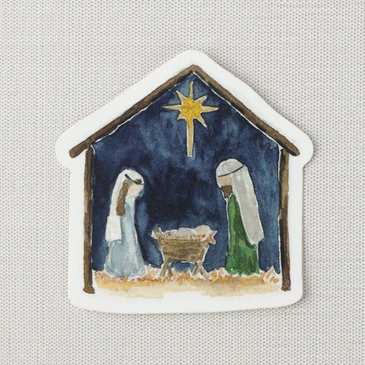 Nativity sticker