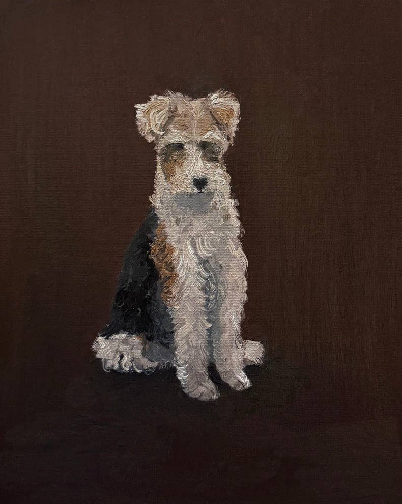 "A Proper Pup": 8x10 Print