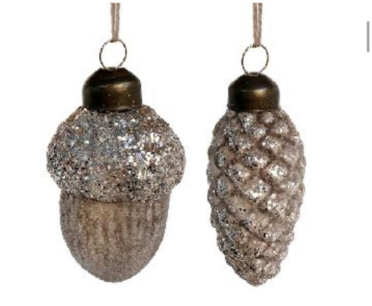 Pinecone or Acorn Ornament