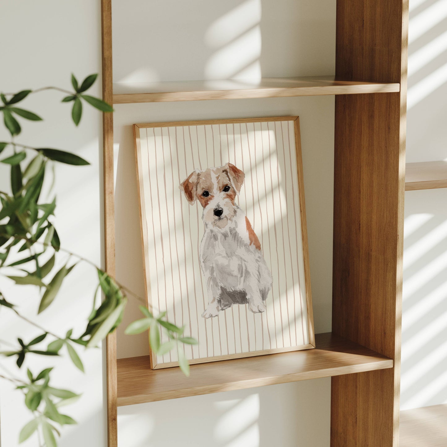 Jack Russell Terrier Dog Art Print: 5" x 7" (vertical)