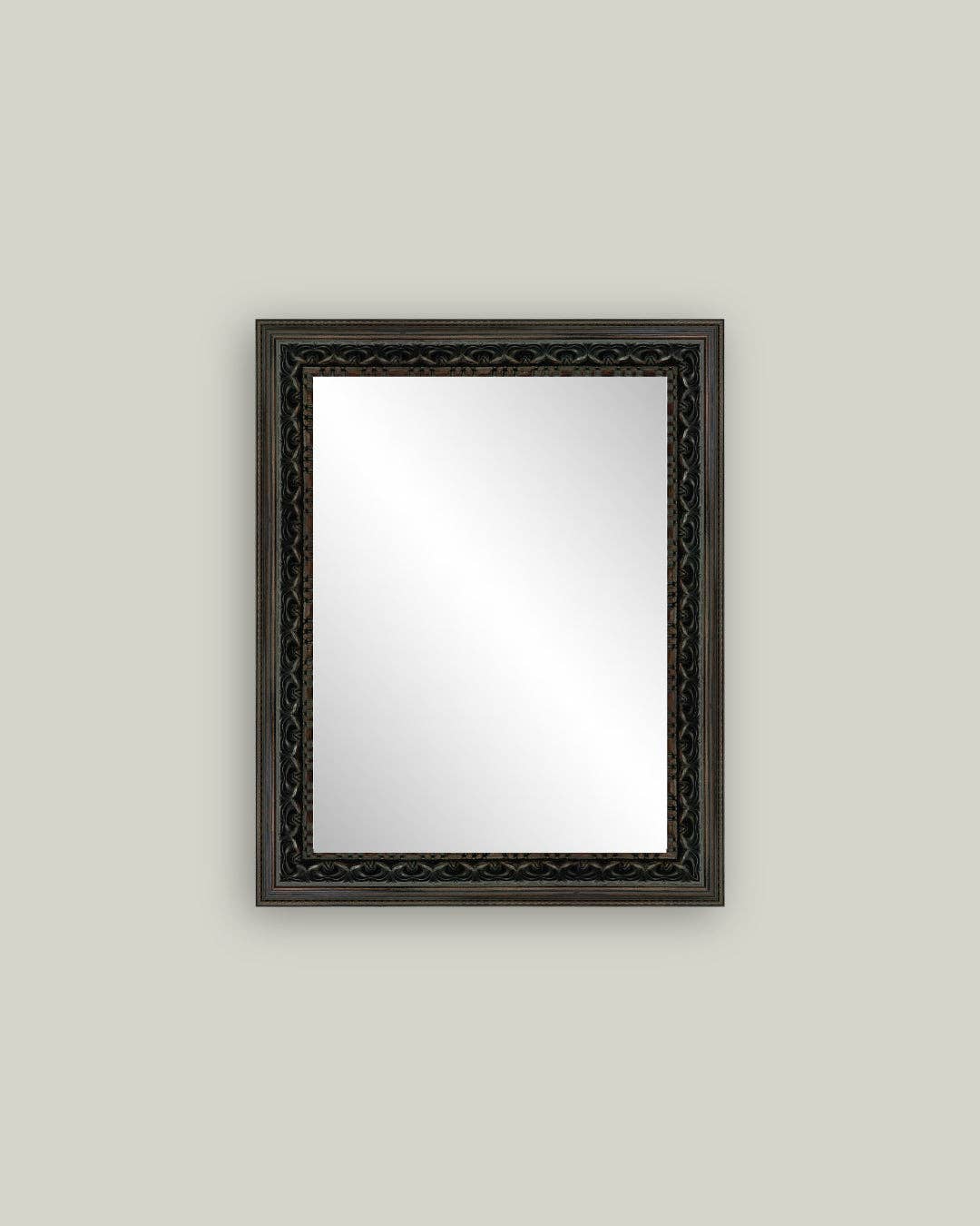Fancy Brown Framed Mirror: 8x10
