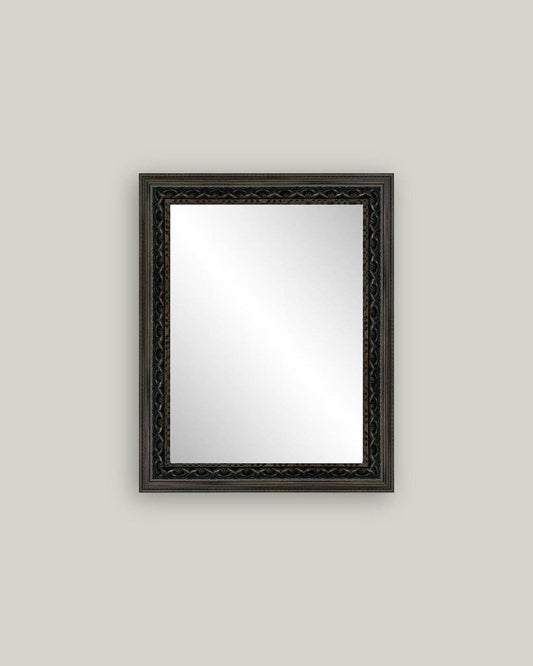 Fancy Brown Framed Mirror: 8x10