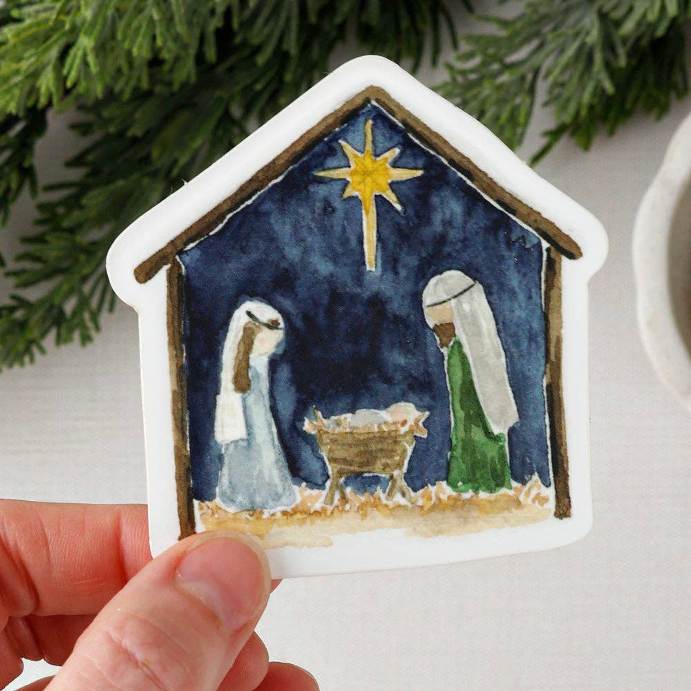 Nativity sticker