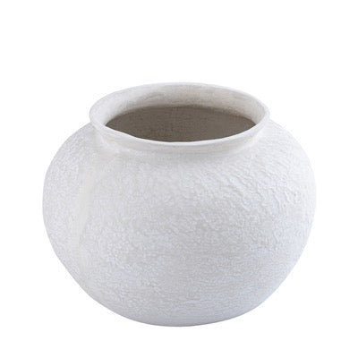 Paper Mache Pot Natural