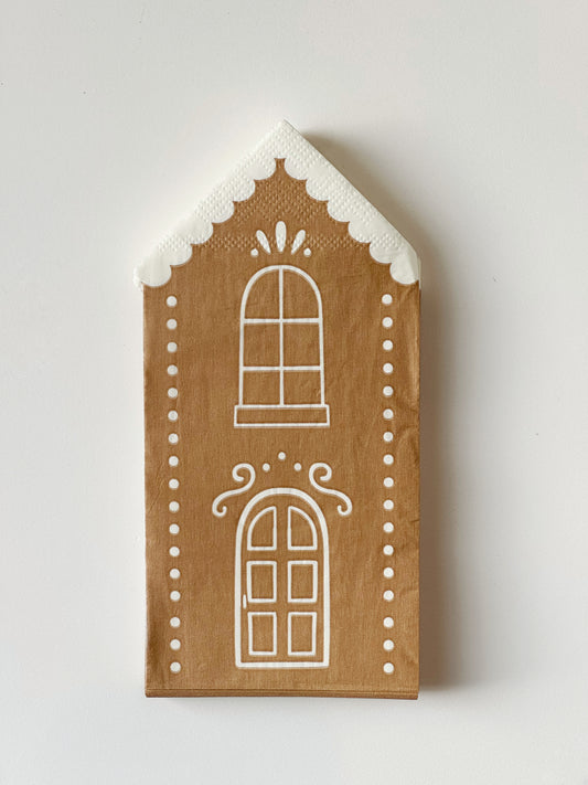 Gingerbread Tall House Dinner Napkin