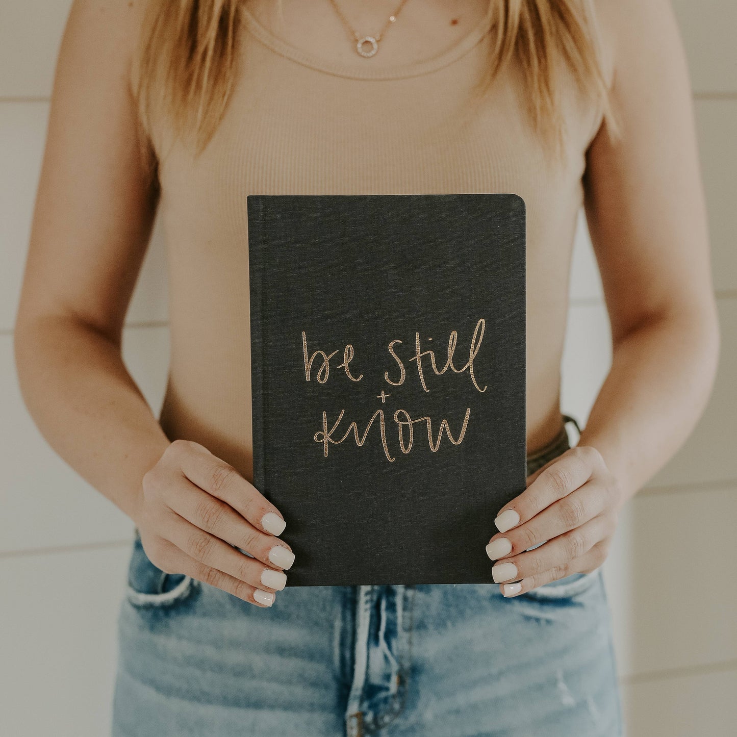 Be Still and Know Fabric Journal - Home Decor & Gifts