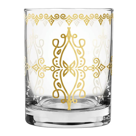 Glass- Clear Gold Foil