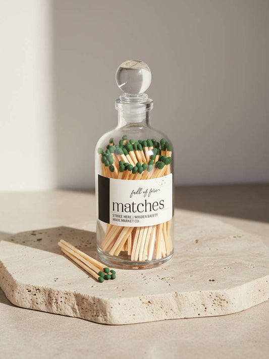 Full of Fire Olive Green Matches
