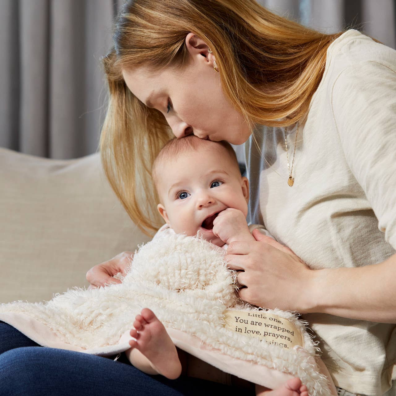 Wrapped in Prayer Blanket - Pink